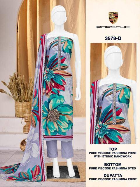 Bipson prints porsche 3578 Ladies dress material wholesalers in Mumbai
