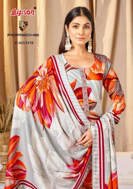 Bipson prints porsche 3578 Ladies dress material wholesalers in Mumbai