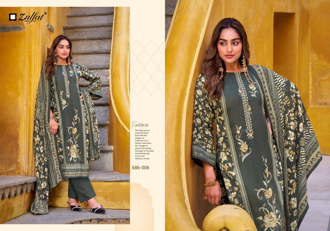Zulfat kalamkaari Wholesale dress materials online