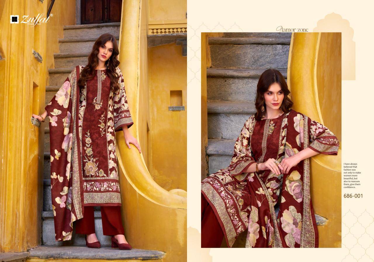Zulfat kalamkaari Wholesale dress materials online