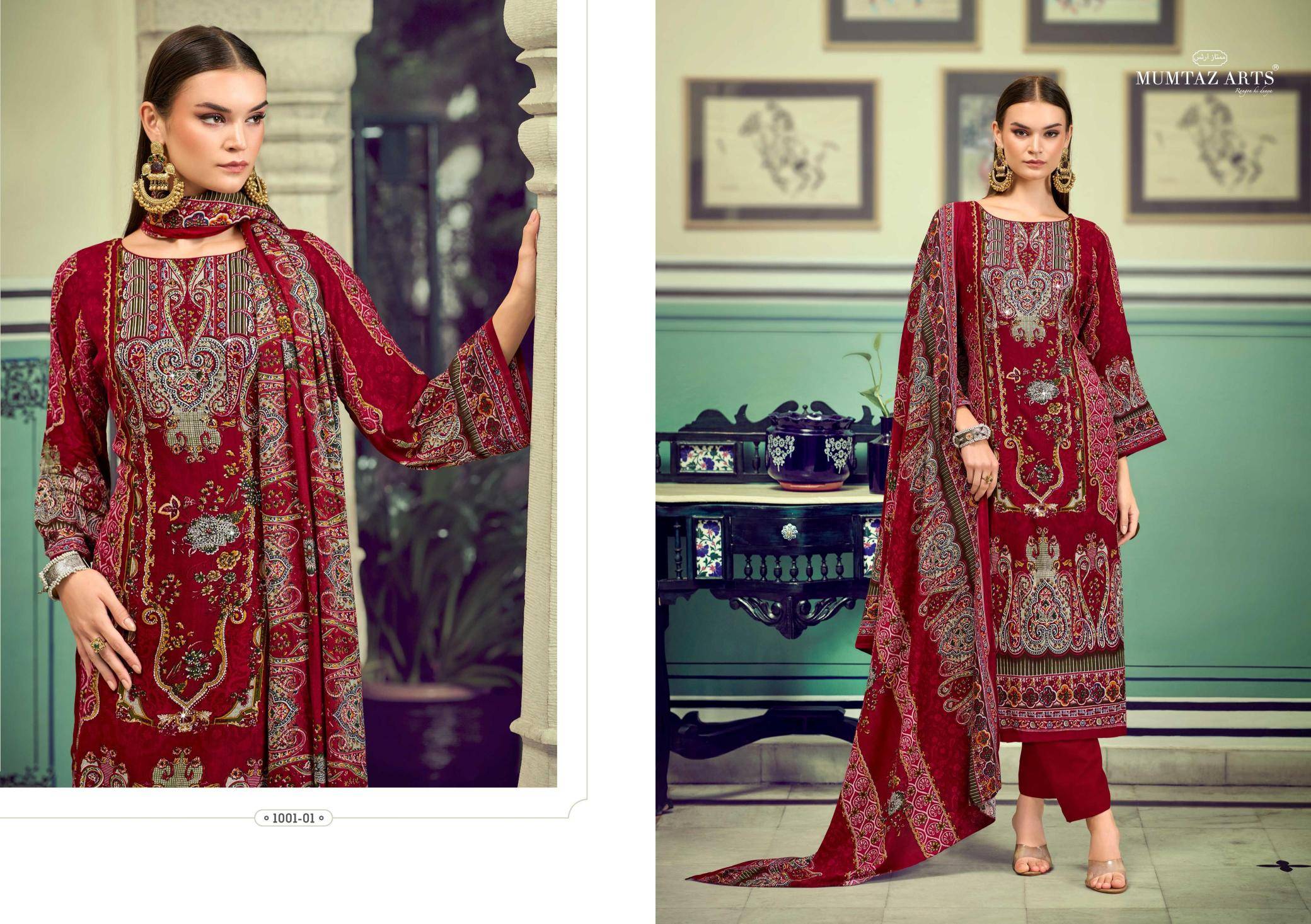 Mumtaz arts aashvika Designer dress material wholesalers