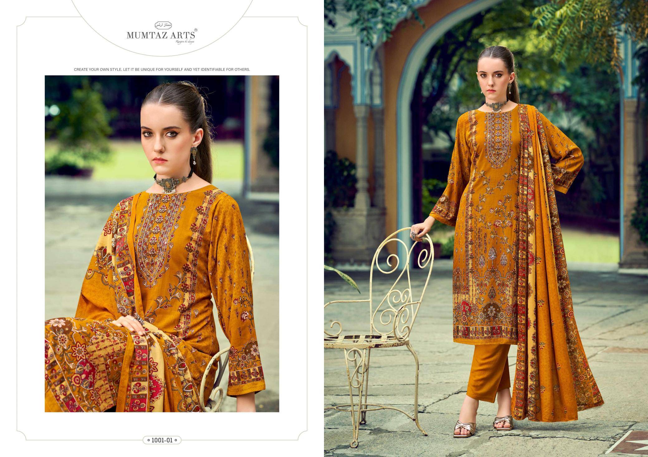 Mumtaz arts aashvika Designer dress material wholesalers