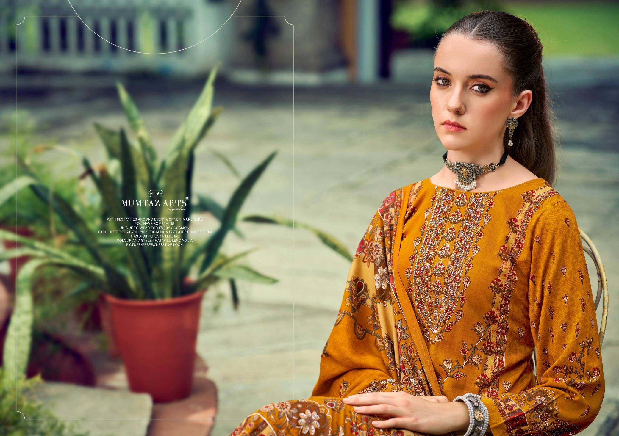 Mumtaz arts aashvika Designer dress material wholesalers