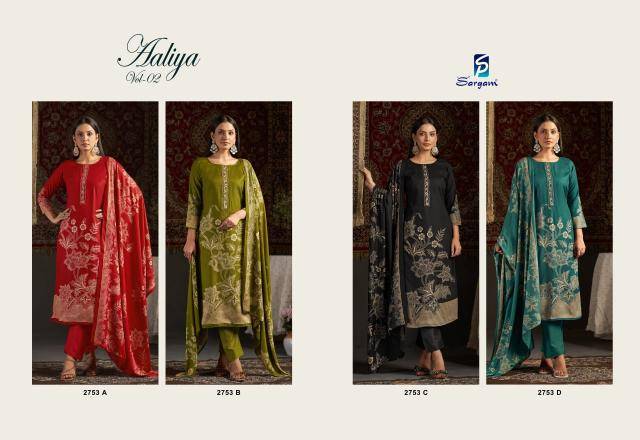 Sargam aaliya vol 2 Printed dress material wholesalers