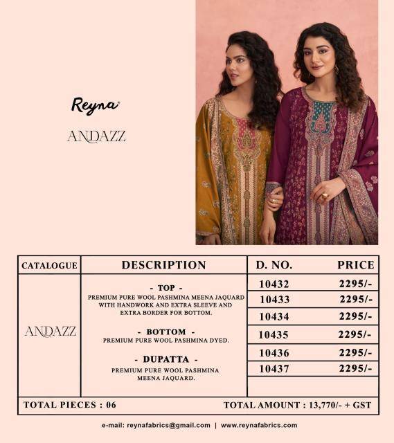 Reyna andazz Wholesale dress material market in Delhi