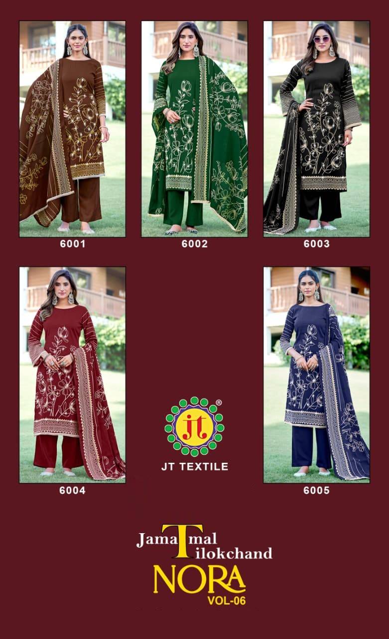 Jt Nora Vol 6 Ladies dress material suppliers in Hyderabad