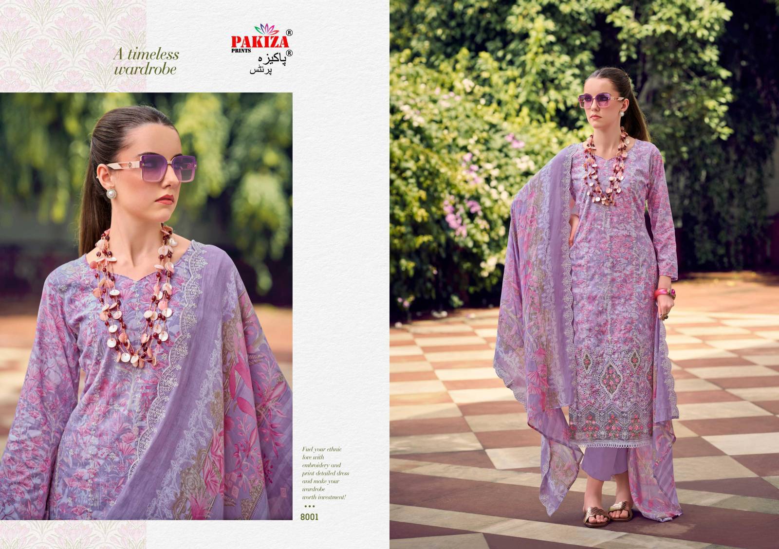 Pakiza Humnawa Vol 8 Wholesale dress materials in Hyderabad