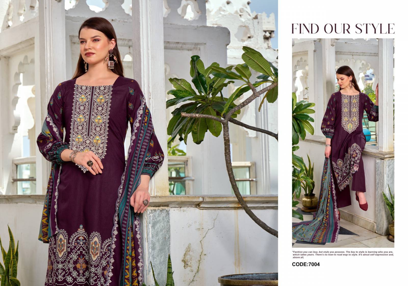 Pakiza Dilkash Vol 7 Unstitched dress material suppliers in Hyderabad