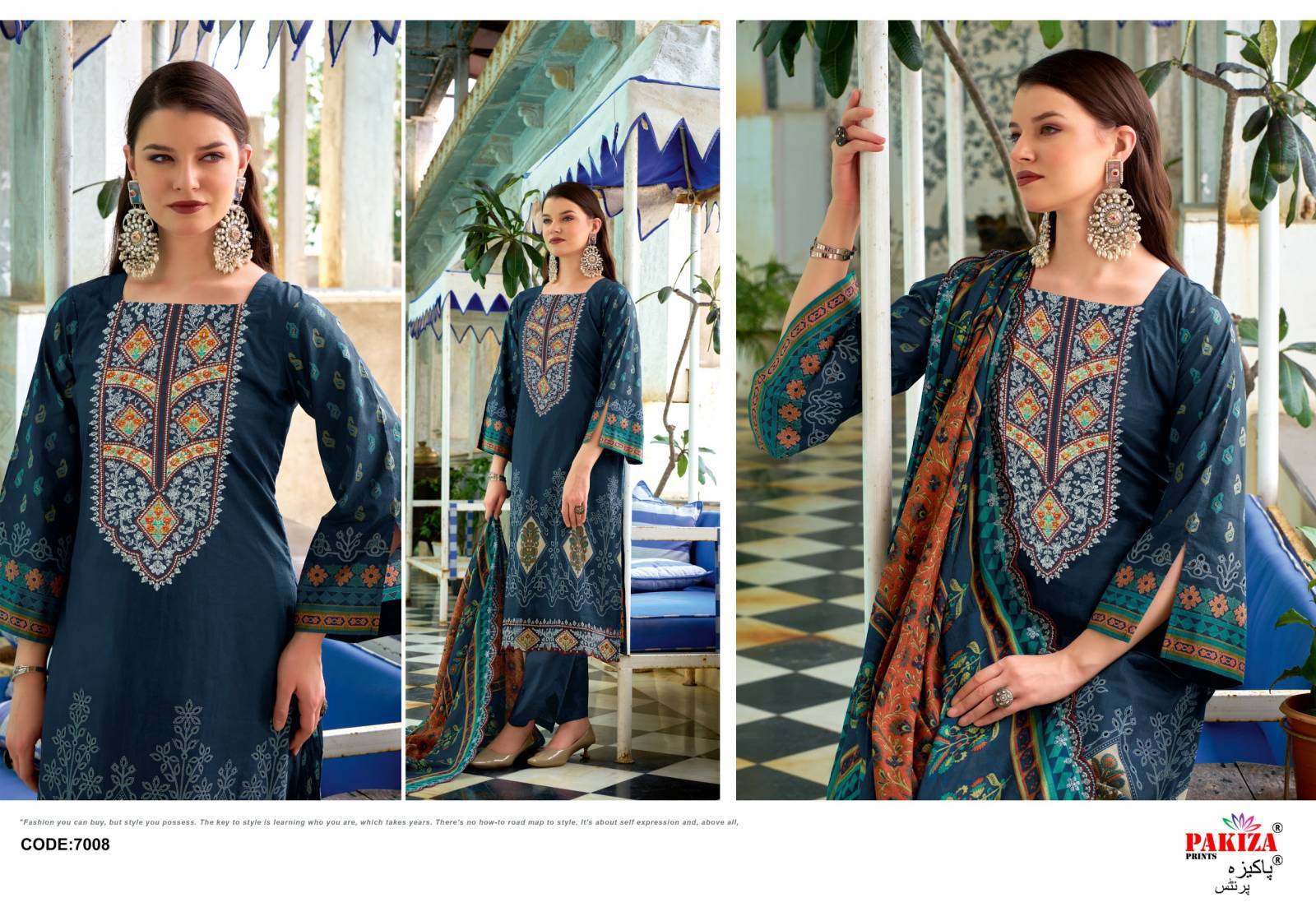 Pakiza Dilkash Vol 7 Unstitched dress material suppliers in Hyderabad