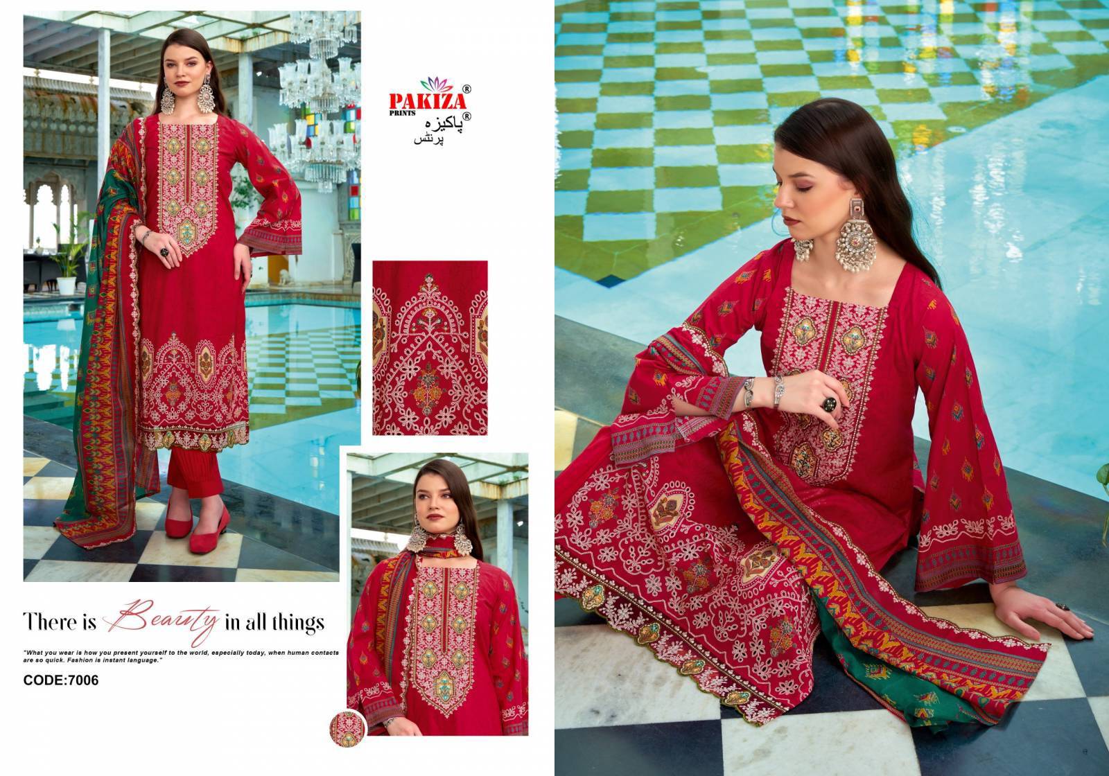 Pakiza Dilkash Vol 7 Unstitched dress material suppliers in Hyderabad