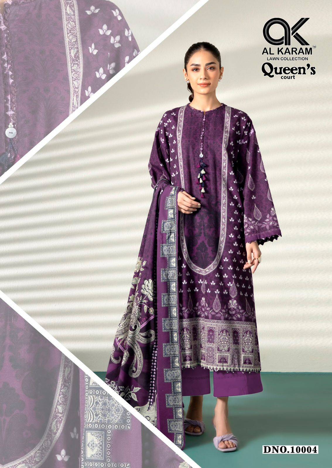 Al Karam Queen Court Vol 10 Dress material suppliers in Ahmedabad