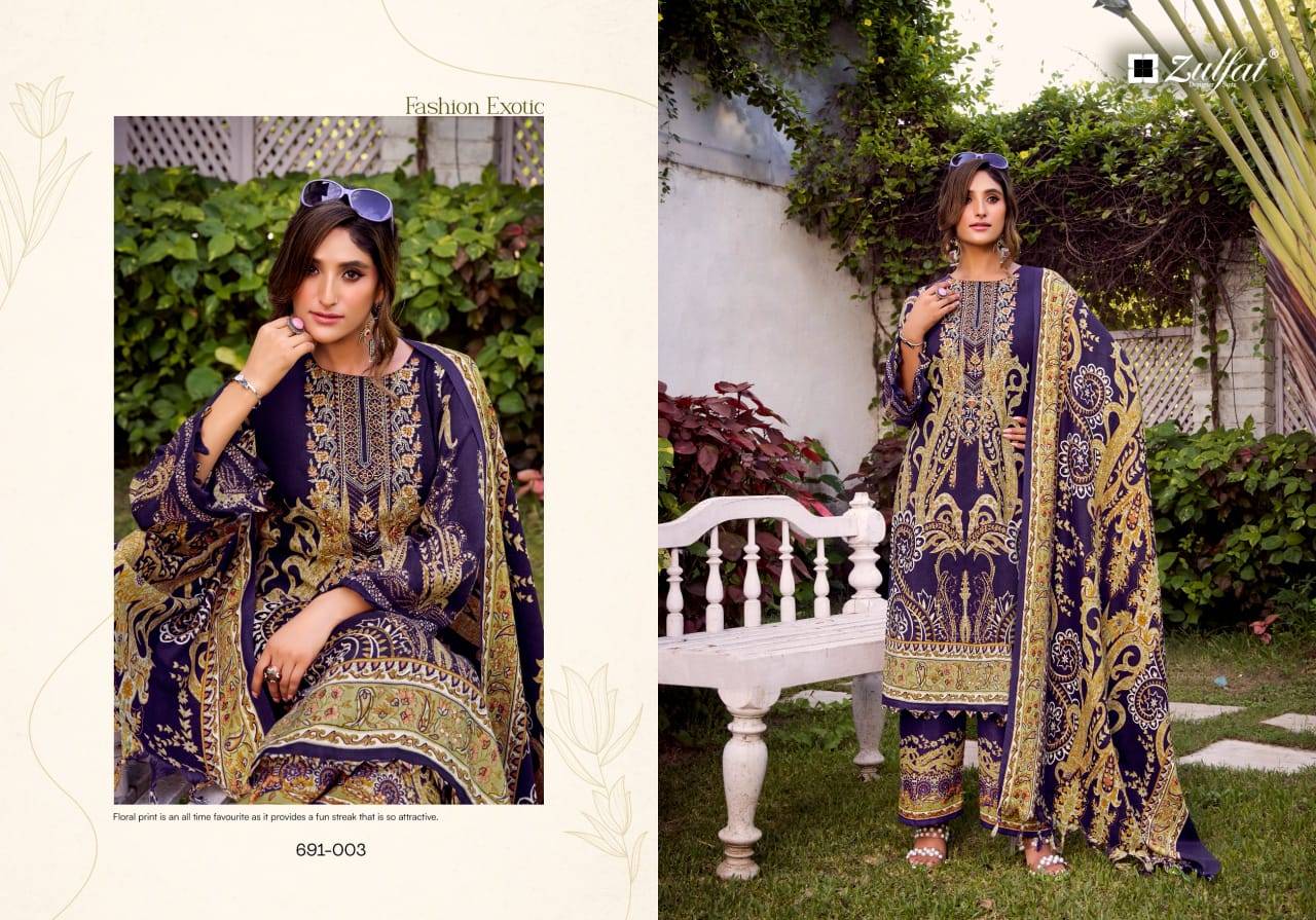 Zulfat Jannat Wholesale dress materials online