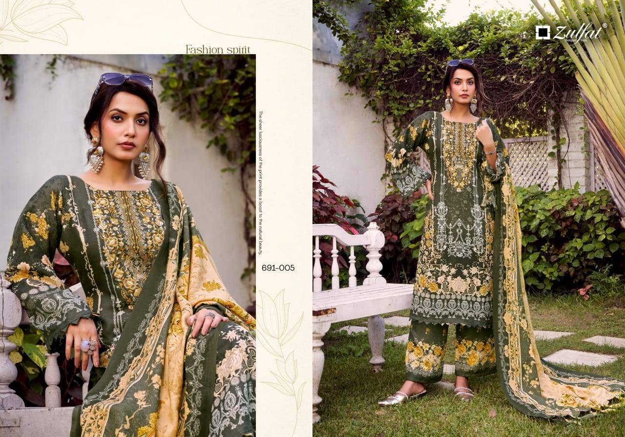 Zulfat Jannat Wholesale dress materials online