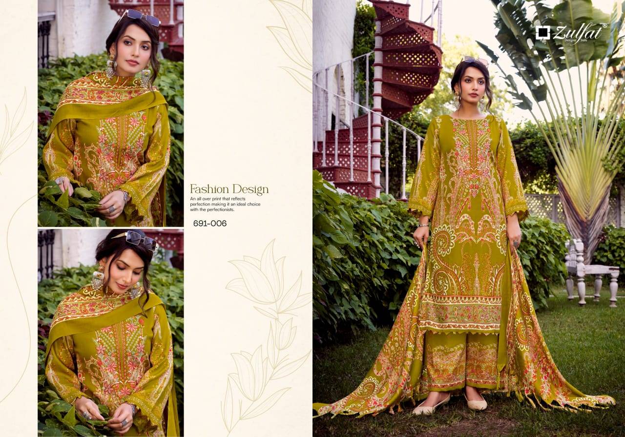 Zulfat Jannat Wholesale dress materials online