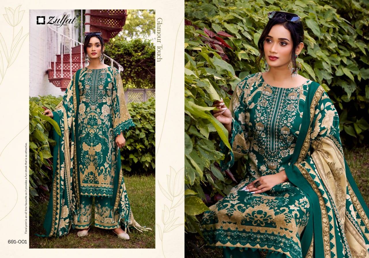 Zulfat Jannat Wholesale dress materials online