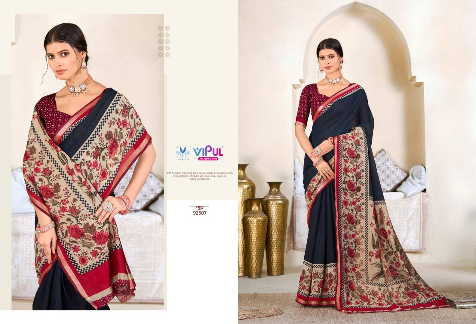 Vipul Monalisa Vol 3 Designer saree wholesalers