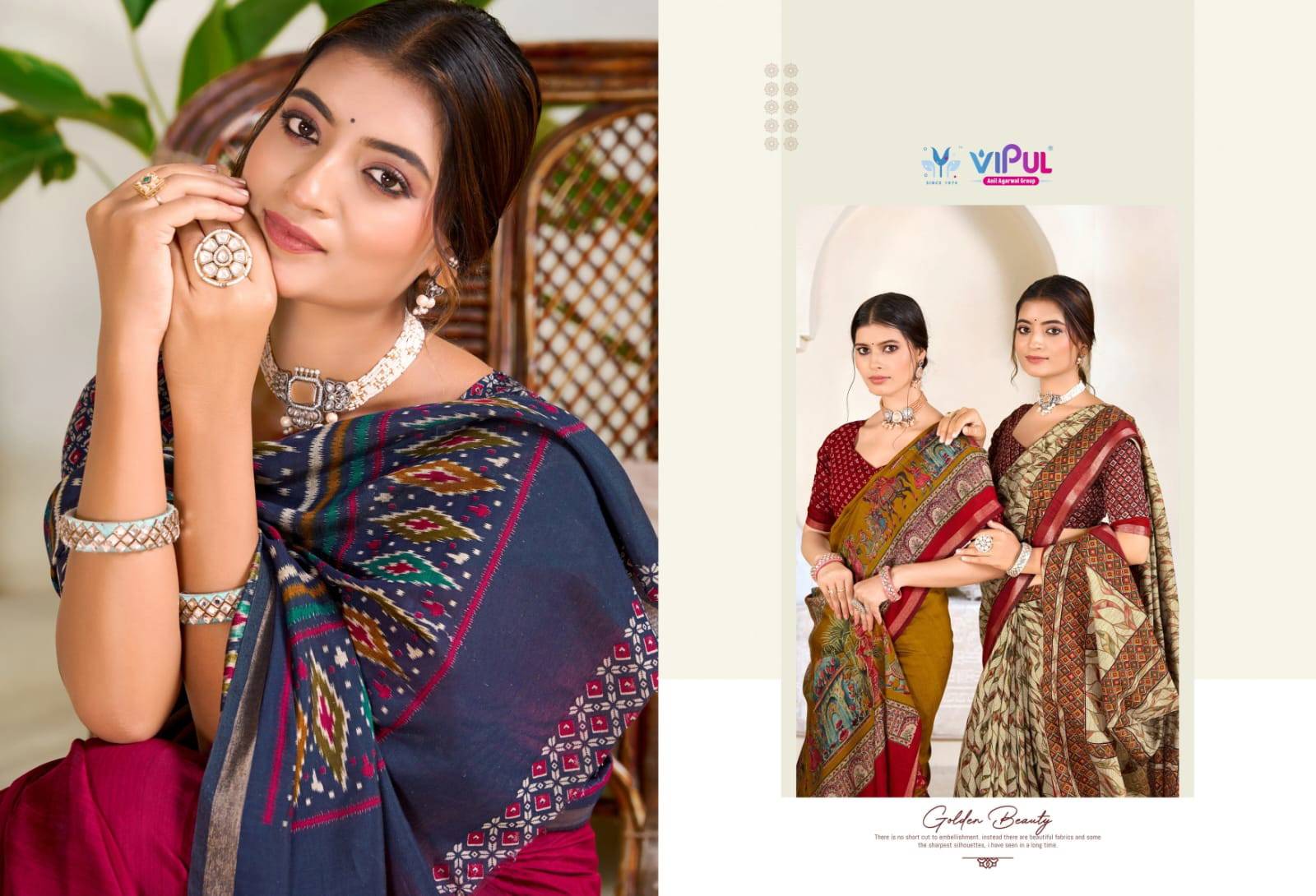 Vipul Monalisa Vol 3 Designer saree wholesalers