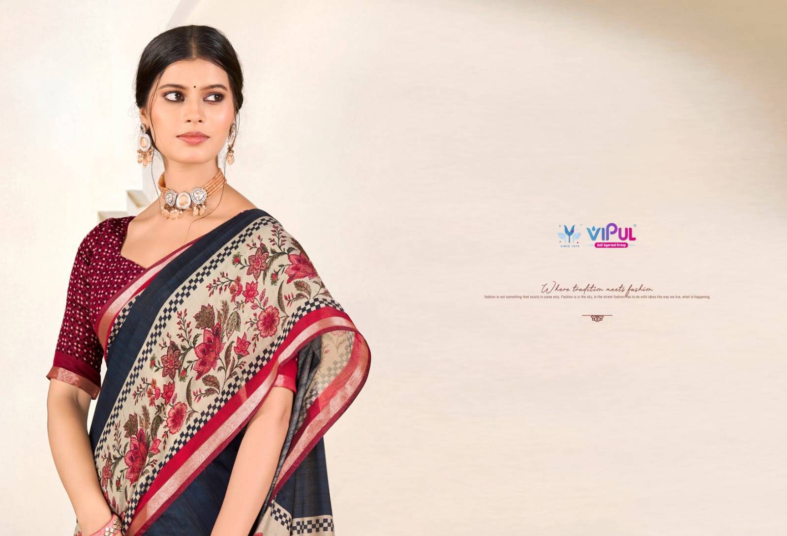 Vipul Monalisa Vol 3 Designer saree wholesalers