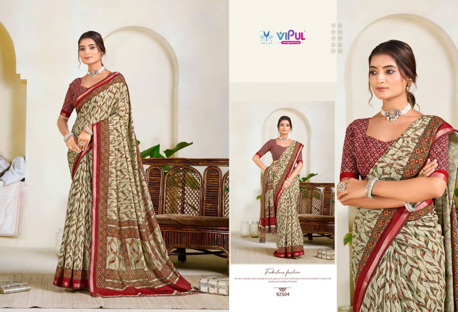 Vipul Monalisa Vol 3 Designer saree wholesalers