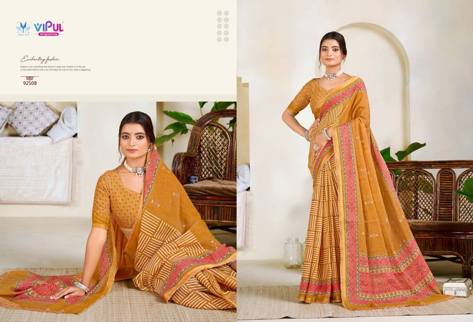 Vipul Monalisa Vol 3 Designer saree wholesalers