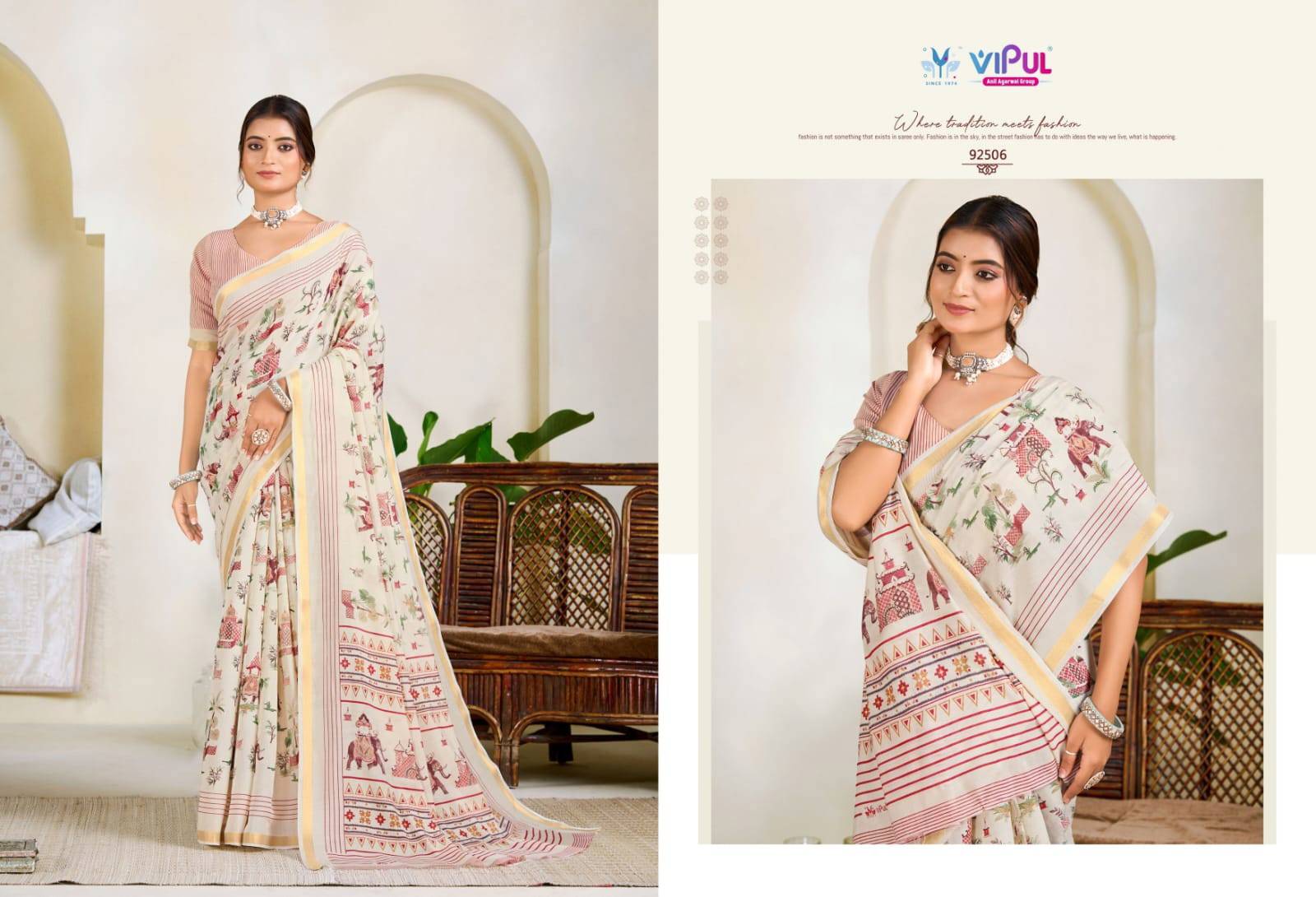 Vipul Monalisa Vol 3 Designer saree wholesalers