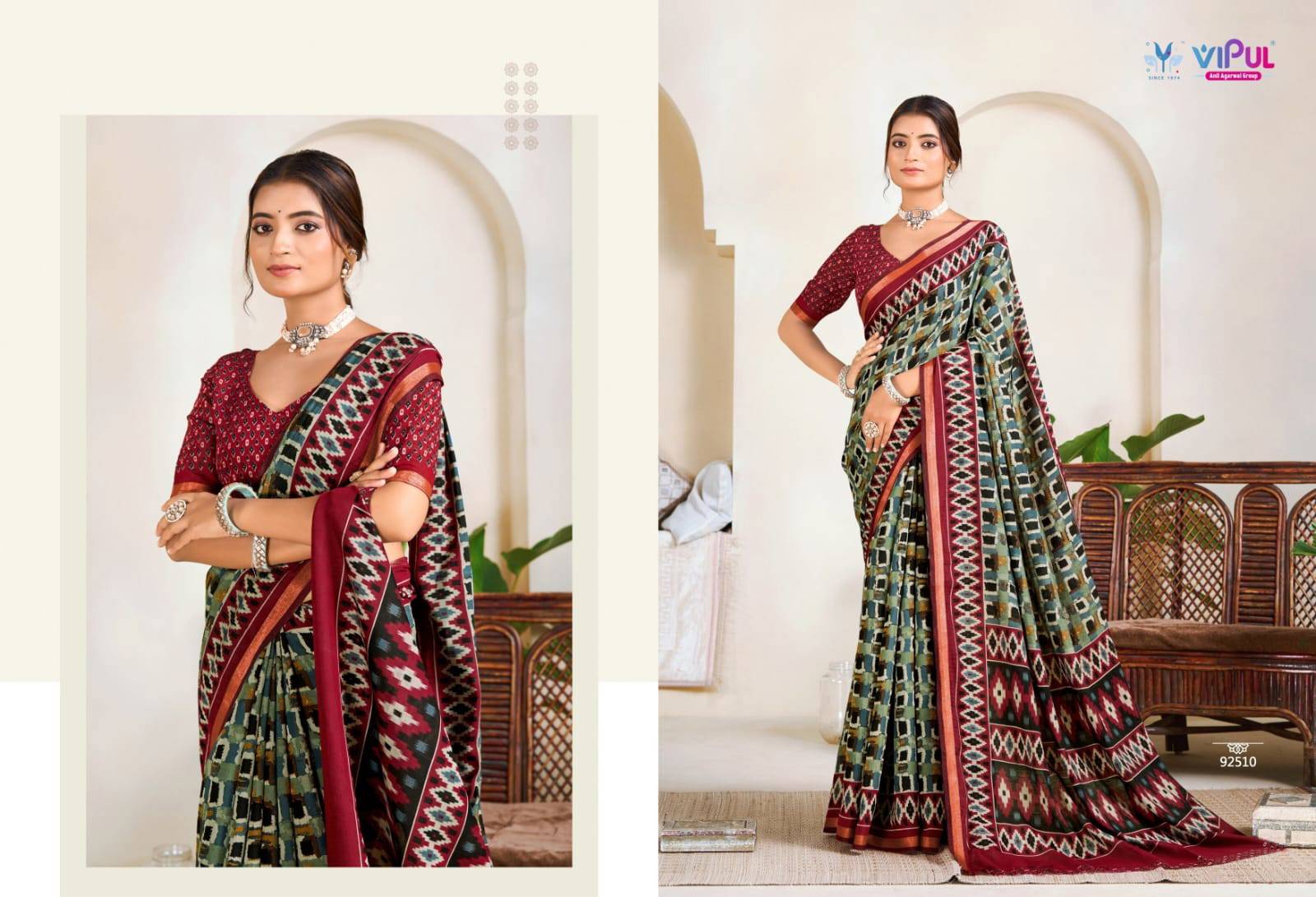 Vipul Monalisa Vol 3 Designer saree wholesalers