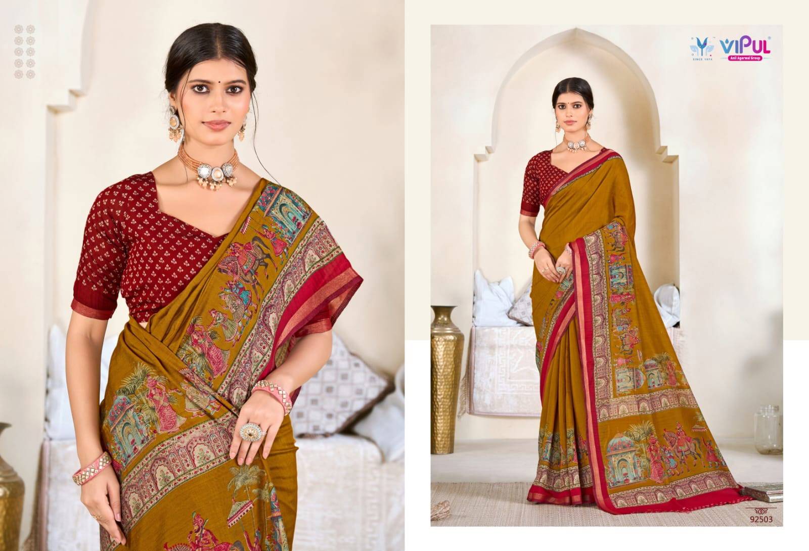Vipul Monalisa Vol 3 Designer saree wholesalers