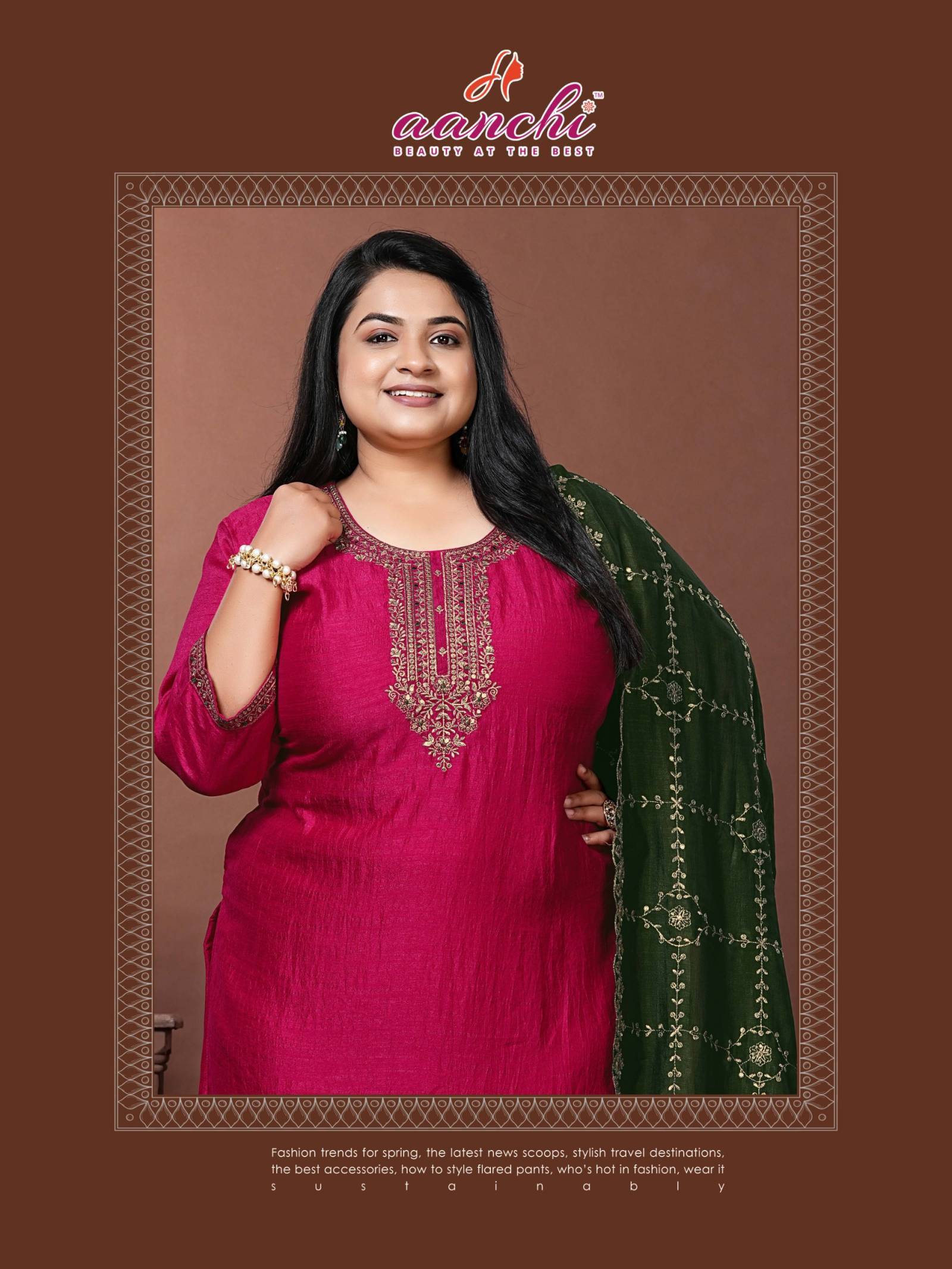 Aanchi Plus Komal Kurtis for women in Surat