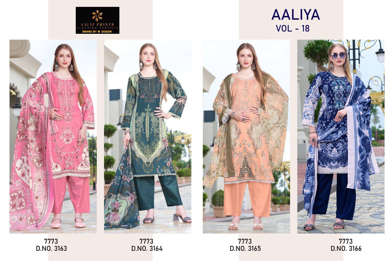 Aaliz Aaliya Vol 18 Dress material wholesale market