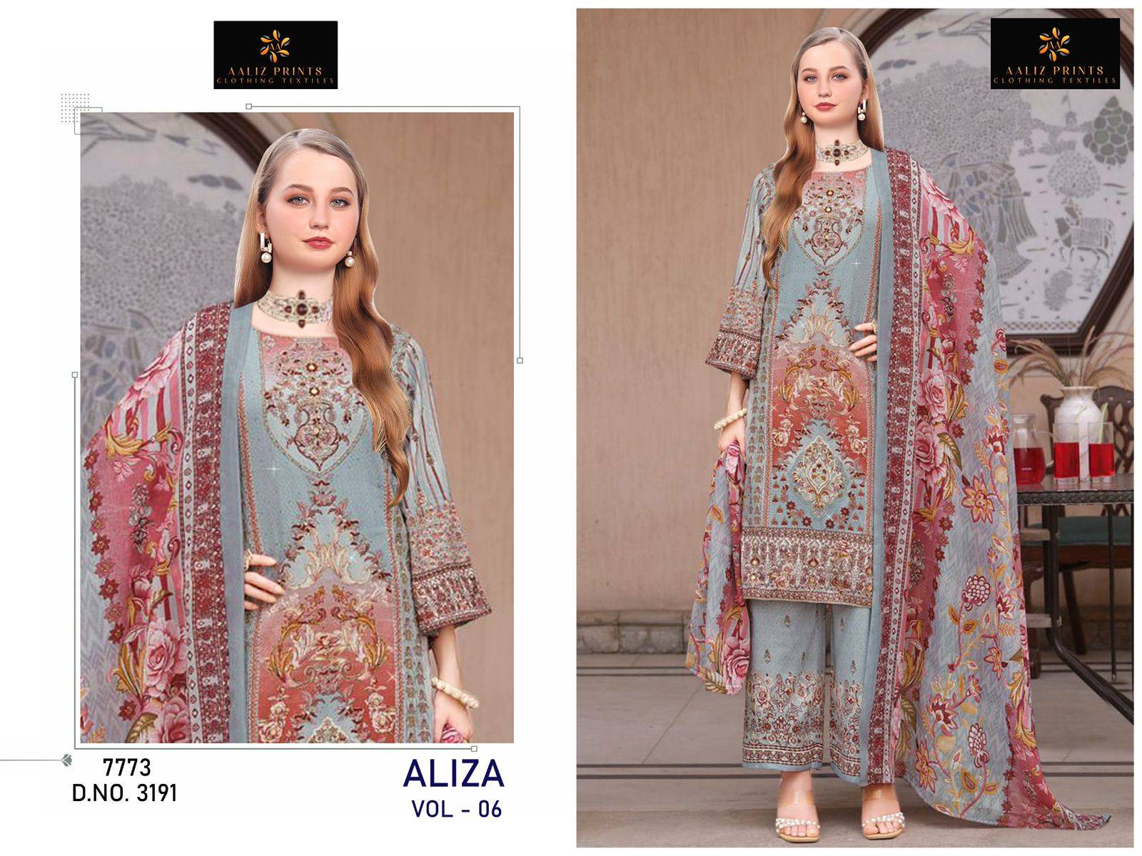 Aaliz Aliza Vol 6 Designer dress material wholesale