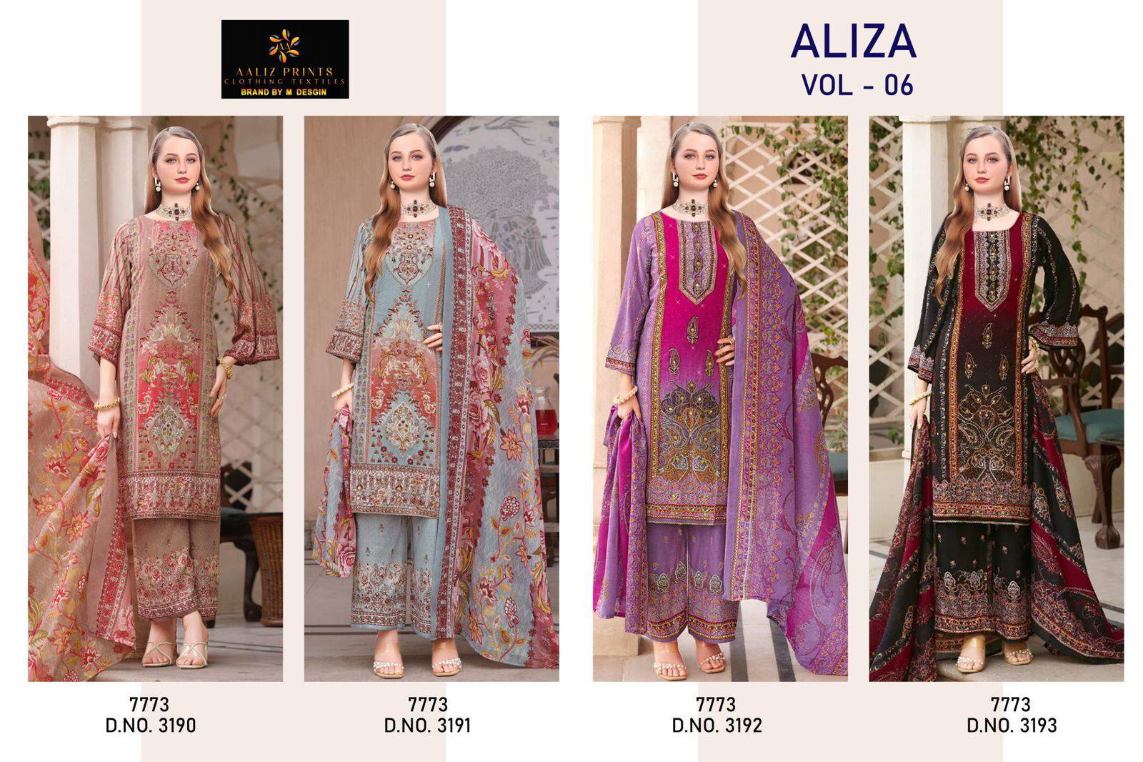 Aaliz Aliza Vol 6 Designer dress material wholesale