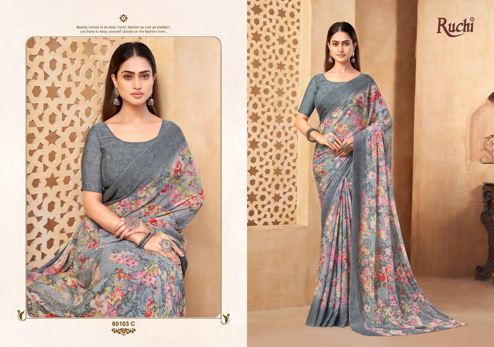 Ruchi Star Chiffon 216 Wholesale saree dealers in Surat