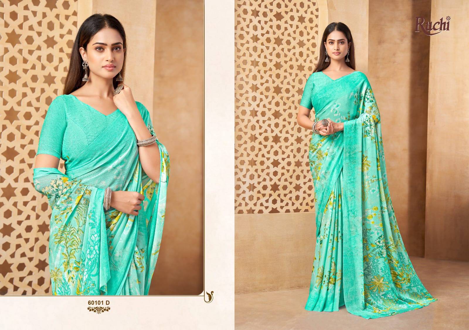 Ruchi Star Chiffon 216 Wholesale saree dealers in Surat