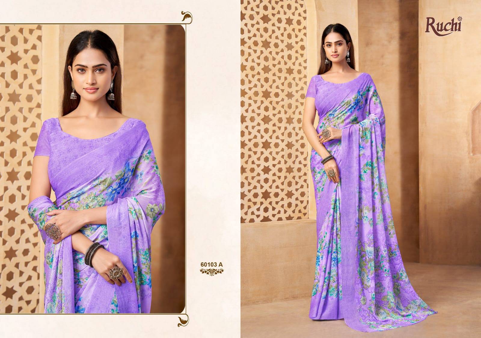 Ruchi Star Chiffon 216 Wholesale saree dealers in Surat