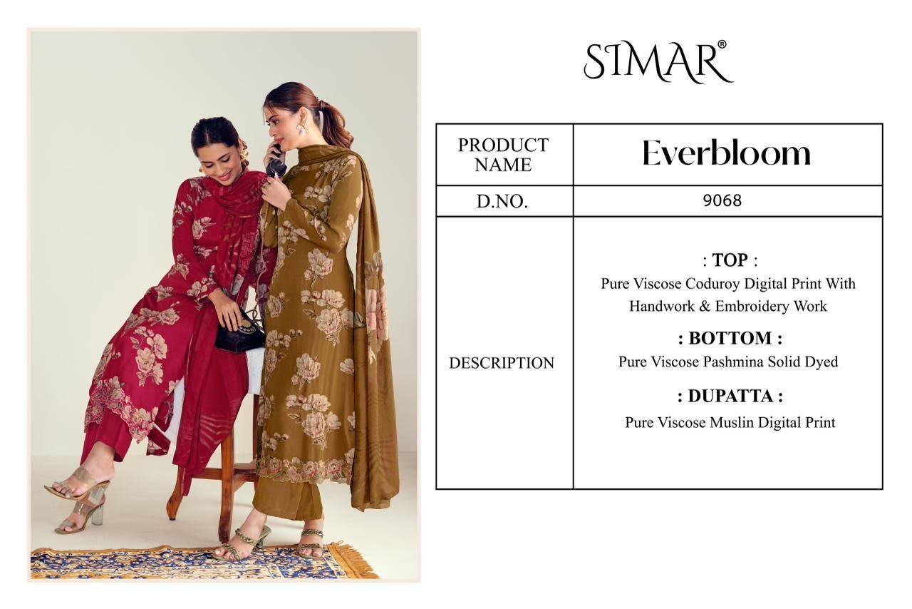 Glossy Simar Everbloom wholesale Salwar Kameez manufacturer in india 