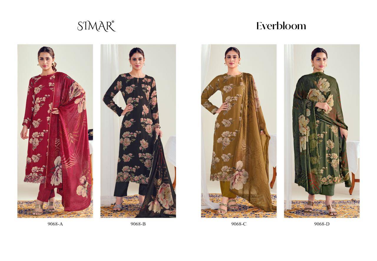 Glossy Simar Everbloom wholesale Salwar Kameez manufacturer in india 