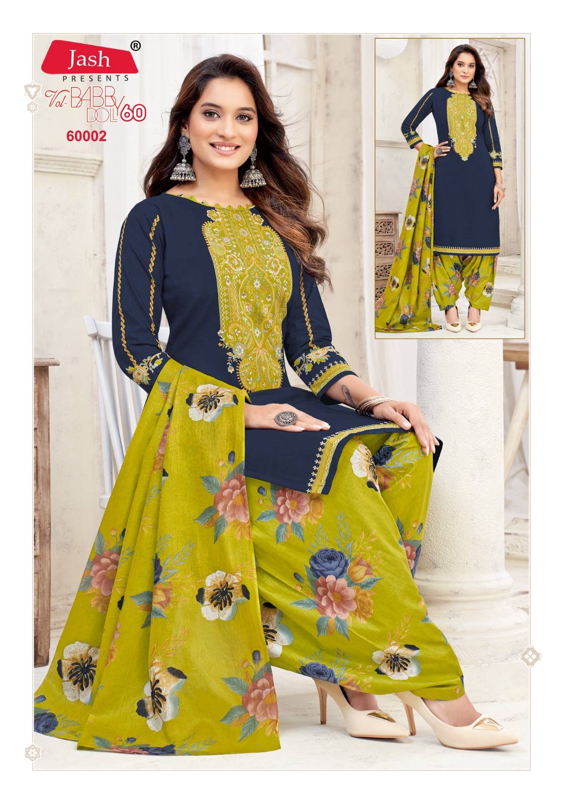 Jash Baby Doll Vol 60 Dress materials for sale