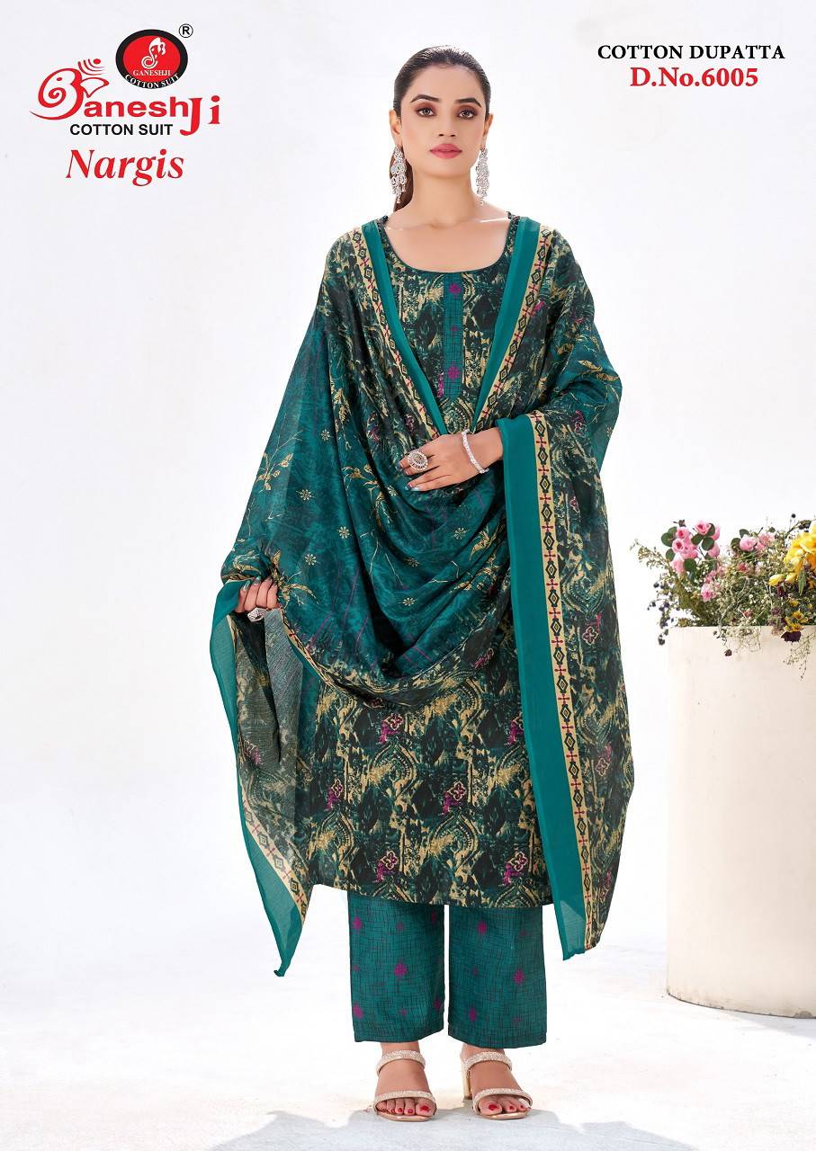 Ganeshji Nargis Vol 6 Printed dress materials wholesale