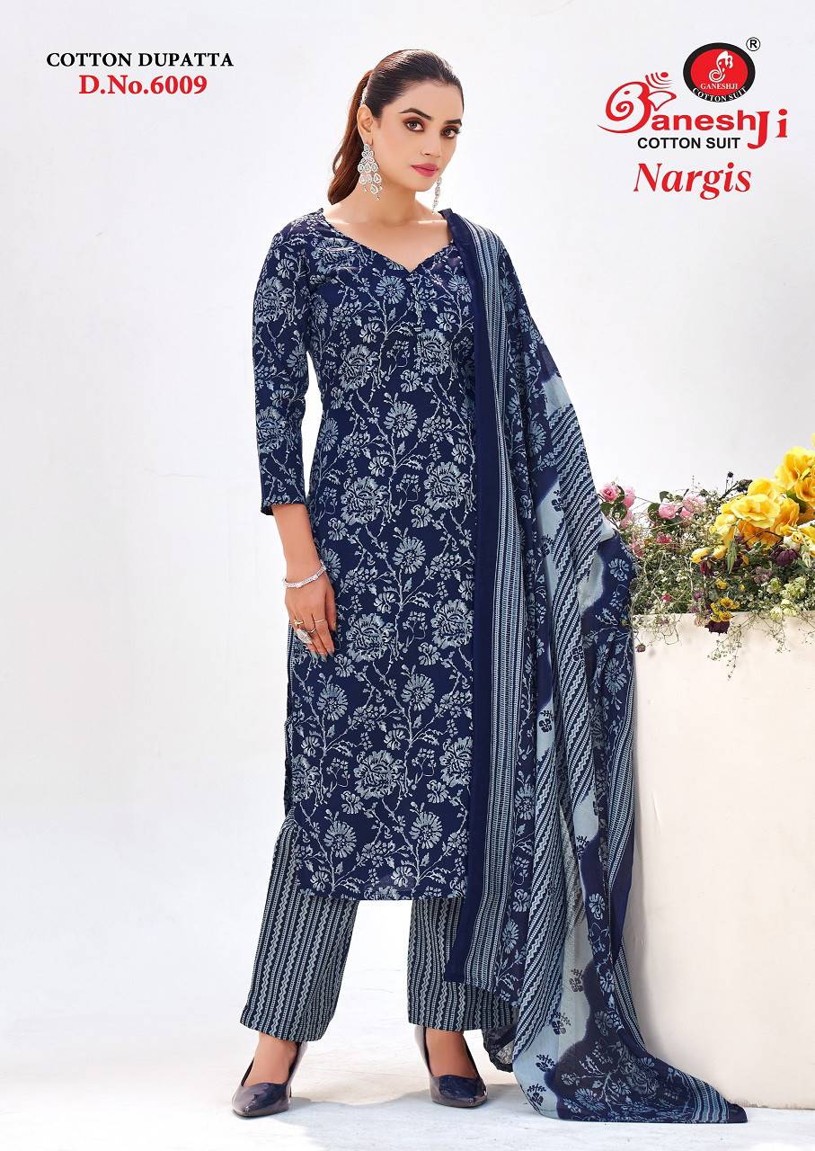 Ganeshji Nargis Vol 6 Printed dress materials wholesale