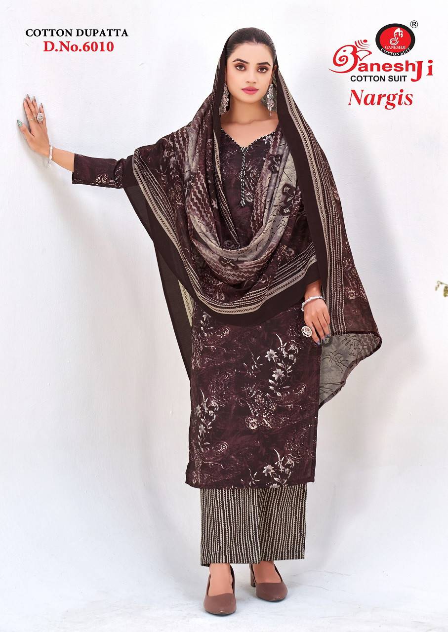 Ganeshji Nargis Vol 6 Printed dress materials wholesale
