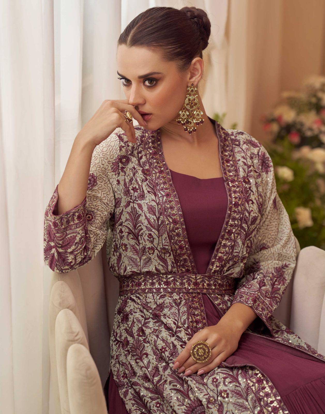Sayuri Kasmira Designer Gown Kurti suppliers in Kolkata
