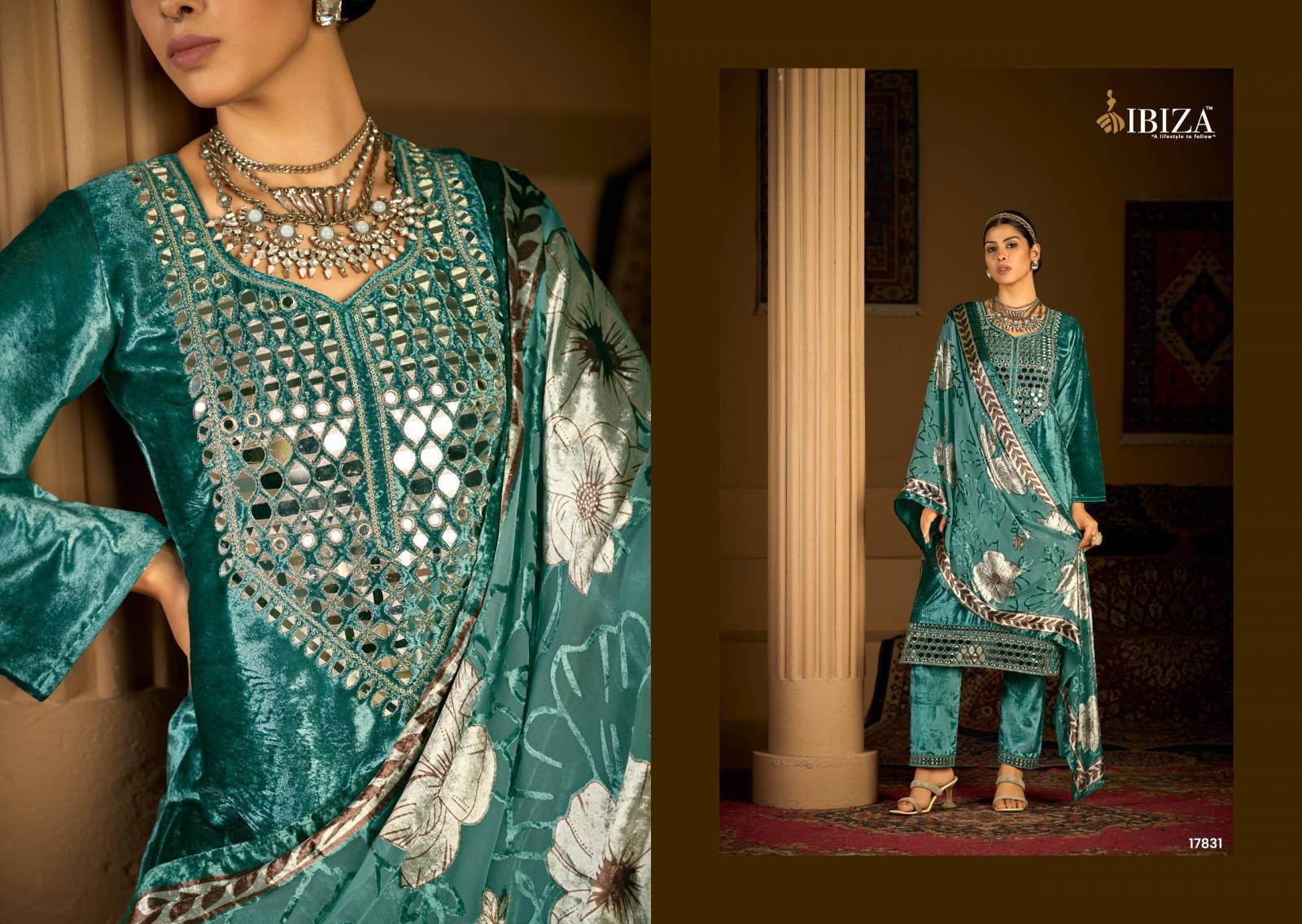 Ibiza Aayna Wholesale designer salwar kameez