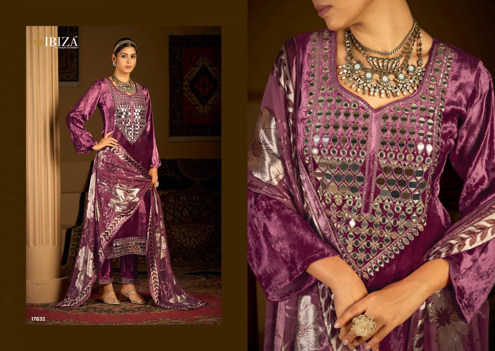 Ibiza Aayna Wholesale designer salwar kameez