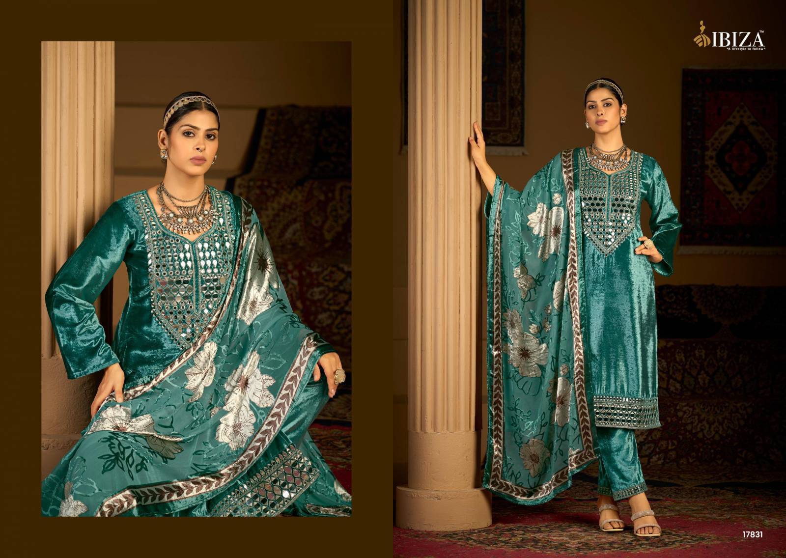 Ibiza Aayna Wholesale designer salwar kameez