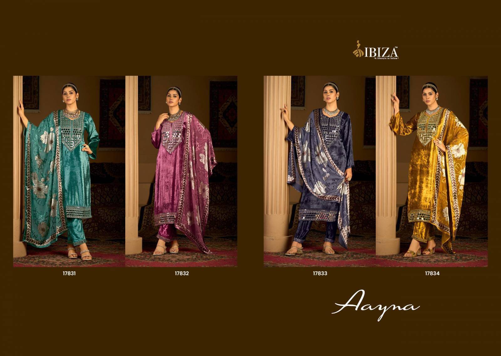 Ibiza Aayna Wholesale designer salwar kameez