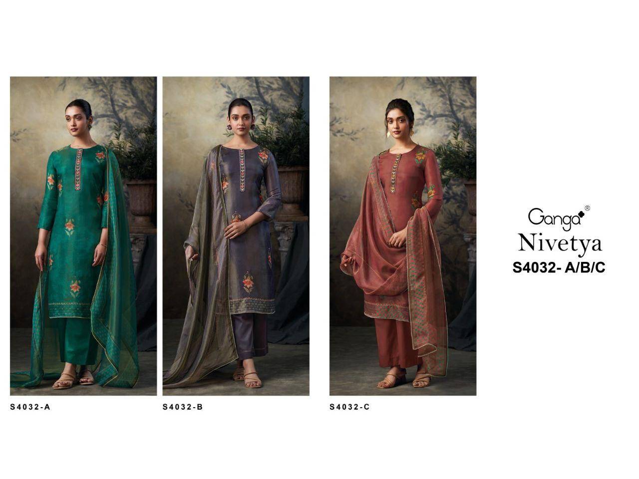 Ganga Nivetya 4032 Bulk salwar kameez shopping in Delhi