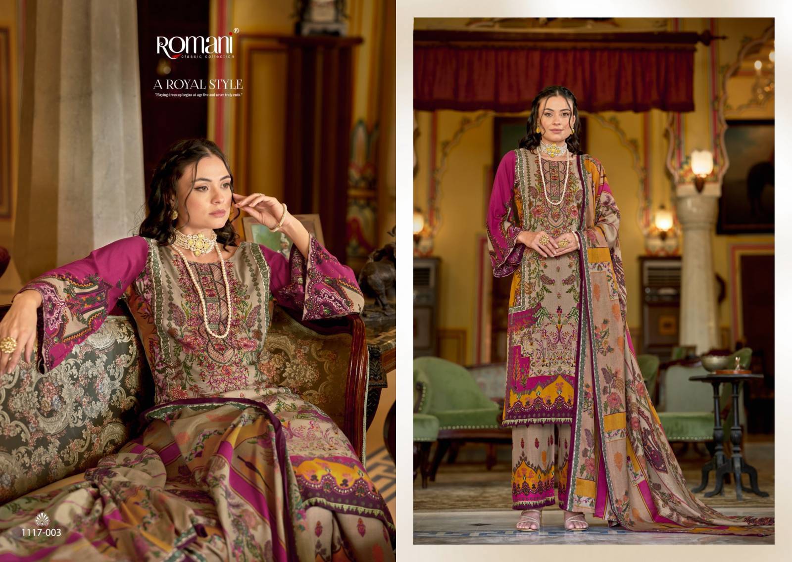 Romani Mahira Vol 4 Bulk dress material suppliers in Kolkata