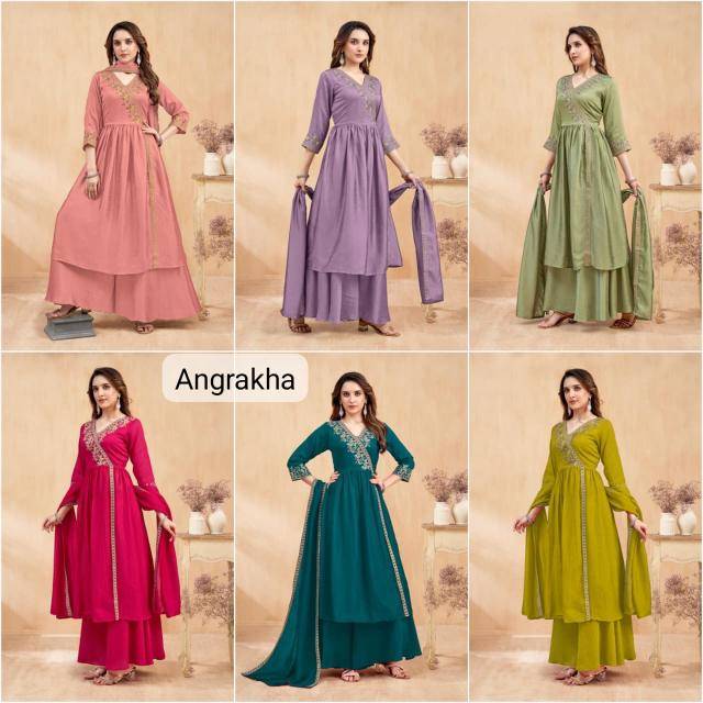Shorya angrakha Bulk kurti exporters in India