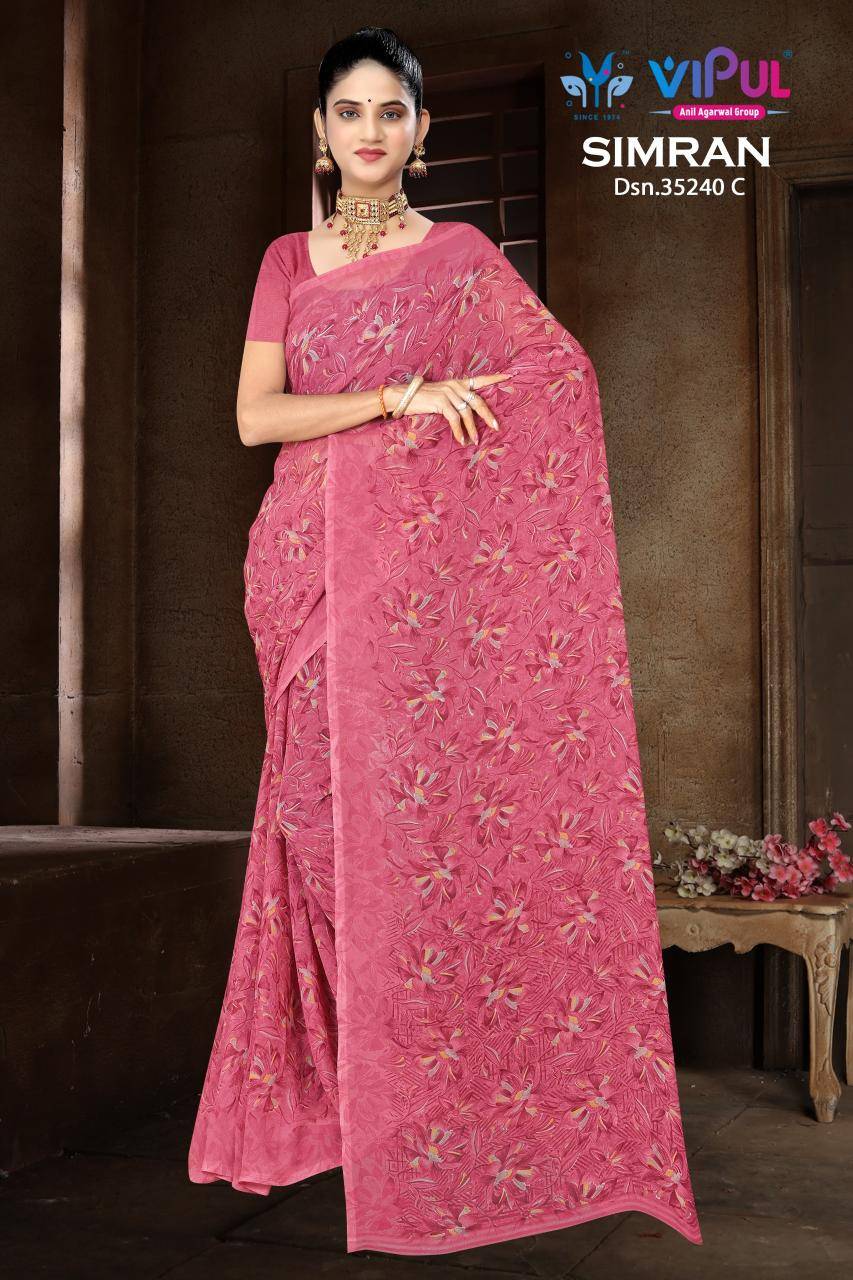 Vipul simran d.no 35240 Ahmedabad saree wholesalers