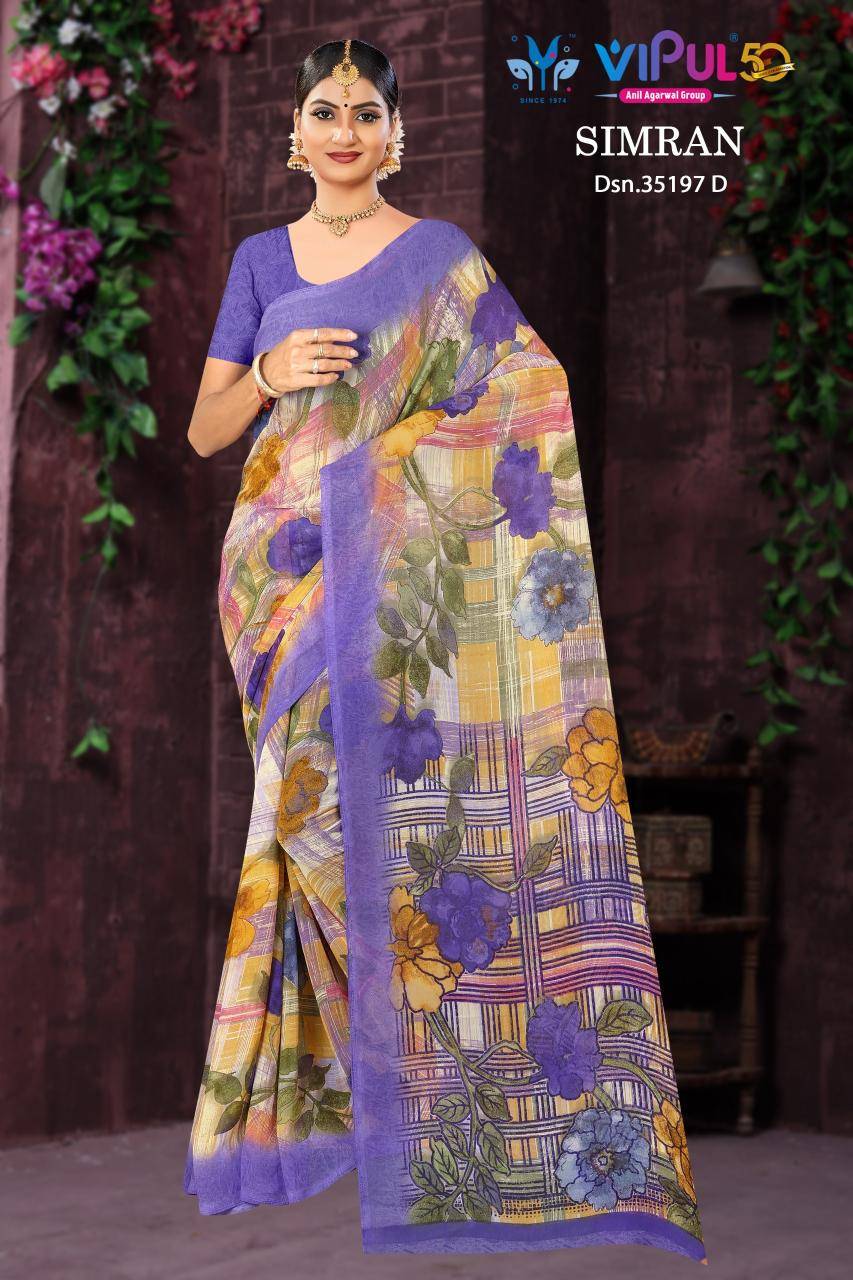 Vipul simran d.no 35197 Sarees online Ahmedabad